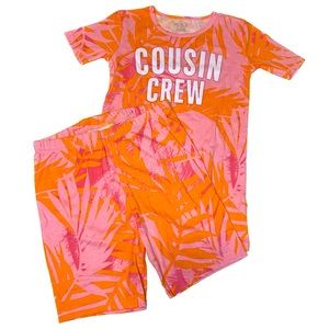 NWOT The Children’s Place Snug-Fit ‘Cousin Crew’ Pajama Set - size 12